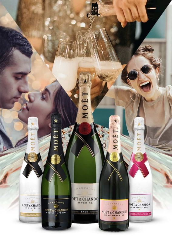 Moet & Chandon Nectar Imperial Champagne - 750mL Delivery in Los