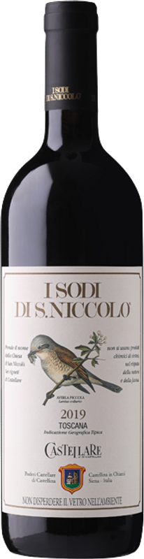 Flasche I Sodi San Niccolo Super Toscan Toscana IGT von Castellare di Castellina