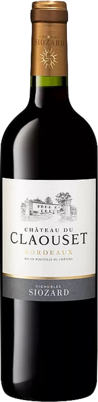Bouteille de Chateau Du Claouset Bordeaux Rouge AOC de David & Laurent Siozard