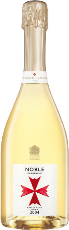 Bottle of Noble Champagne Blanc de Blancs from Champagne Lanson