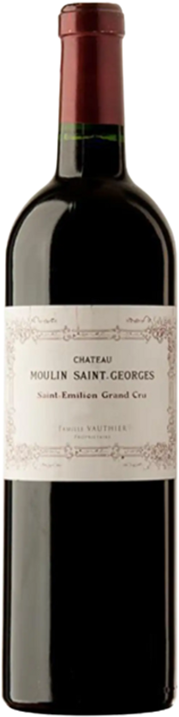 Bottle of Chateau Moulin Saint Georges Saint-Emilion Grand Cru from Chateau Moulin Saint Georges