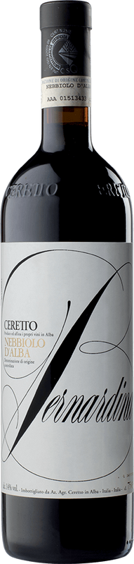Bottle of Nebbiolo d'Alba DOC Bernardina from Azienda Vinicole Ceretto
