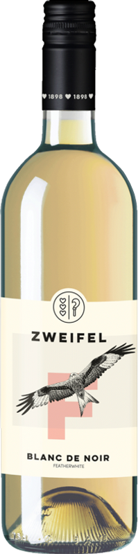 Bottiglia di Blanc de Noir Featherwhite VdP Suisse di Zweifel Weine