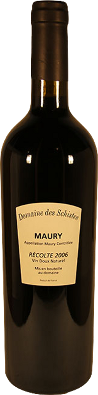 Bouteille de Maury AOC de Domaine des Schistes