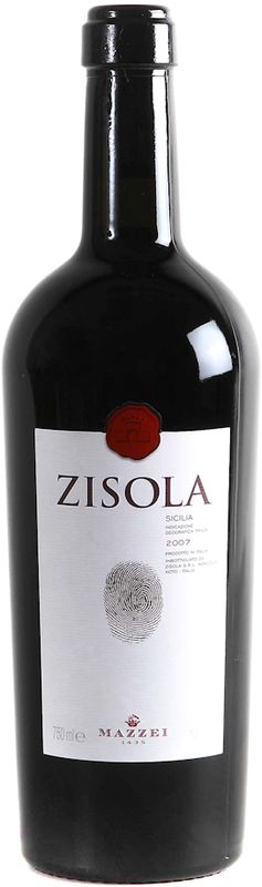 Bottiglia di Zisola IGT Rosso Sicilia MAZZEI di Marchesi Mazzei