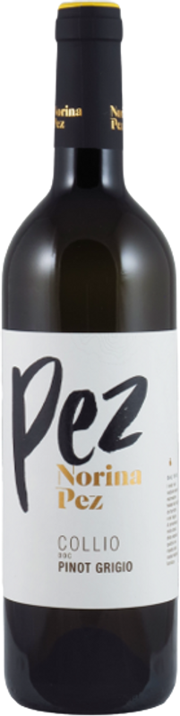 Bottiglia di Pinot Grigio DOC Collio di Norina Pez