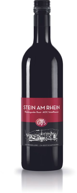 Flasche Stein am Rhein Blauburgunder von GVS Schachenmann
