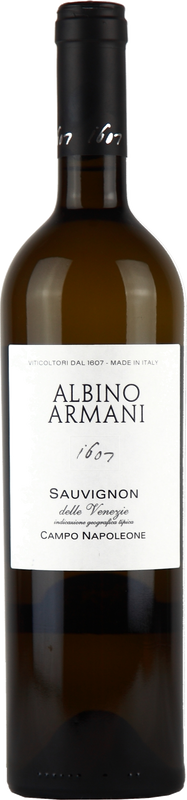 Bottiglia di Sauvignon Blanc Campo Napoleone delle Venezie di Albino Armani