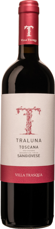 Flasche Traluna Toscana IGT Rosso von Villa Trasqua