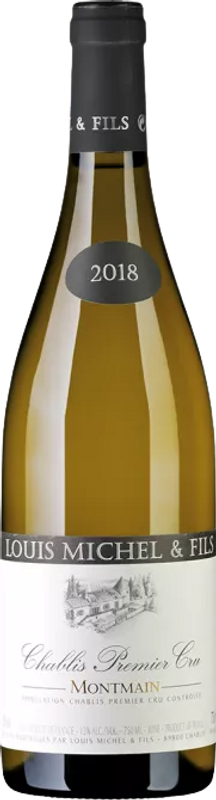 Bottiglia di Chablis Montmain 1er cru AC di Domaine Louis Michel & Fils