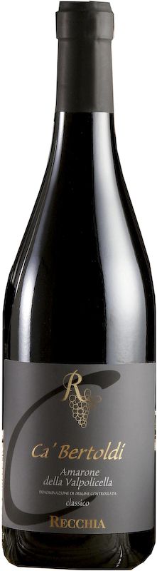 Bottiglia di Amarone della Valpolicella DOC Classico Ca Bertoldi di Recchia