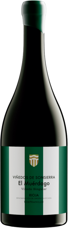 Bottiglia di El Muérdago Vinedo Singular Rioja Sonsierra DOCa di Bodegas Sonsierra