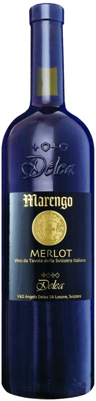 Flasche Merlot IGT Svizzera Marengo von Angelo Delea