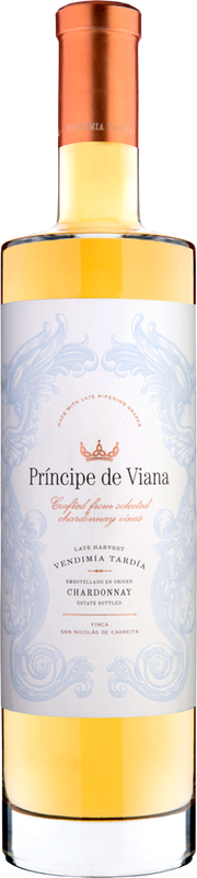 Bottiglia di Chardonnay Vendimia Tardia di Príncipe de Viana