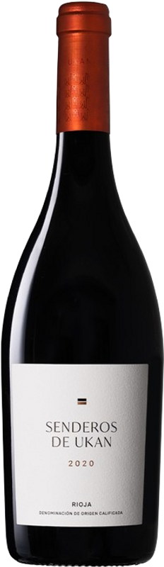 Bottle of Senderos de Ukan Rioja DOCa from Ukan Winery