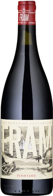 Bottle of Pinotage from Fram Wines