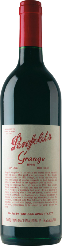 Flasche Bin 95 Grange von Penfolds