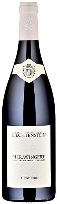 Flasche Pinot Noir Herawingert Grosse Reserve AOC von Hofkellerei des Fürsten von Liechtenstein