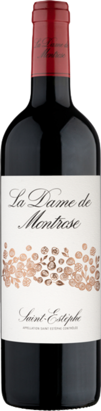 Bottiglia di La Dame de Montrose St-Estèphe AOC Second Vin di Château Montrose