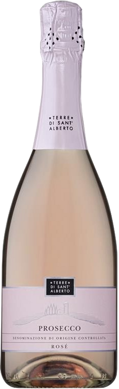 Flasche Rosé Prosecco Sant' Alberto BRUT Valdobbiadene DOC von Ruggeri