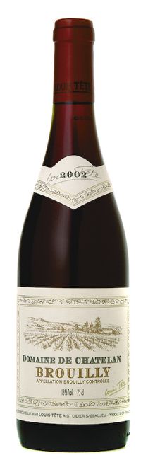 Image of Louis Tête Brouilly ac Domaine de Chatelin Louis Tete M.O. - 75cl - Burgund, Frankreich bei Flaschenpost.ch