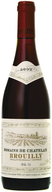 Bottle of Brouilly ac Domaine de Chatelin Louis Tete M.O. from Louis Tête