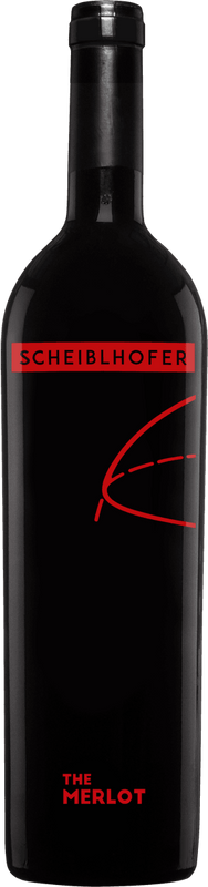 Bottle of Merlot from Weingut Erich Scheiblhofer