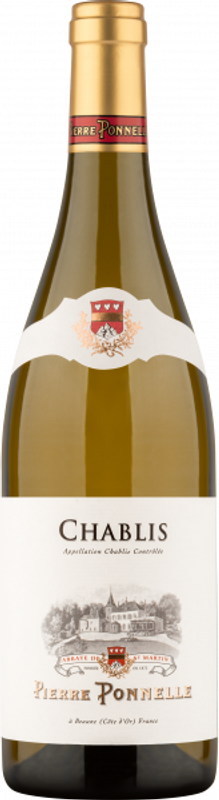 Bottle of Chablis AOC from Pierre Ponnelle