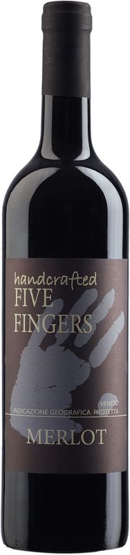 Bottiglia di Merlot del Veneto IGP di Five Fingers