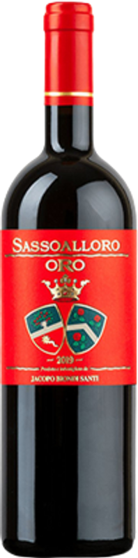 Bottle of Sassoalloro Oro IGT from Biondi Santi