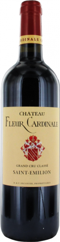 Bottiglia di Château Fleur Cardinale Grand Cru Classé St-Emilion AOC di Chateau Fleur Cardinale