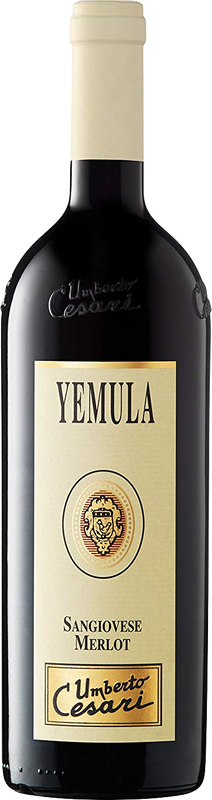 Bottle of Yemula Sangiovese Merlot Rubicone IGT from Umberto Cesari