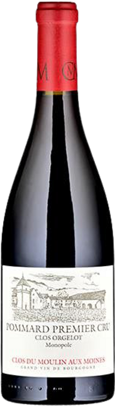 Bottiglia di Pommard 1er Cru Clos Orgelot Monopole di Clos du Moulin aux Moines
