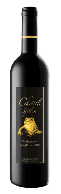 Image of GVS Schachenmann Chrottli Blauburgunder Spatlese - 75cl - Schaffhausen, Schweiz bei Flaschenpost.ch