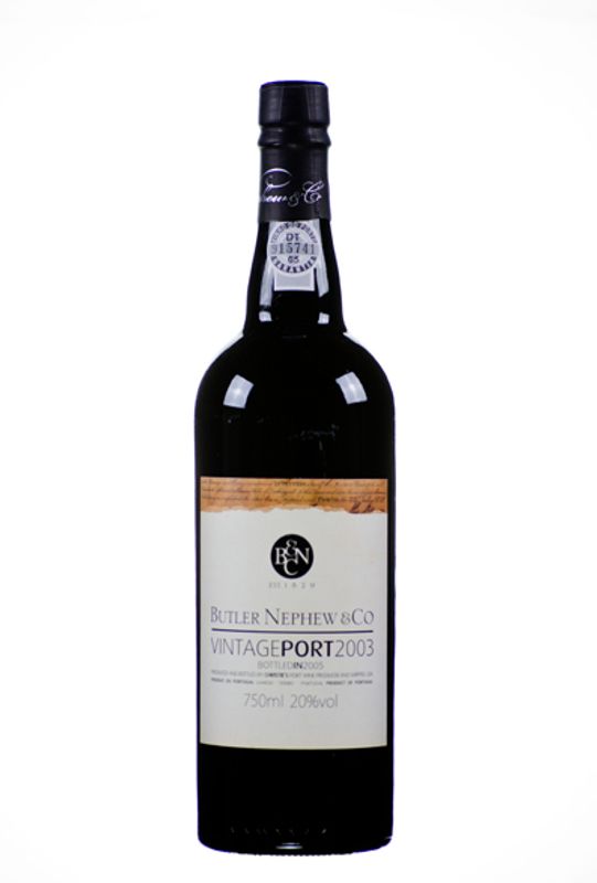 Image of Butler Nephew & Co Port Vintage Port 2003 - 75cl, Portugal