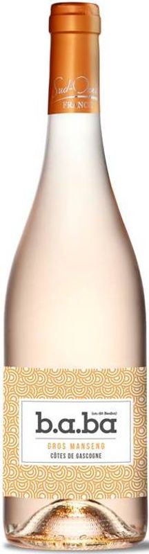 Bottle of b.a.ba Gros Manseng Doux Côtes de Gascogne IGP from Les Vignerons du Brulhois