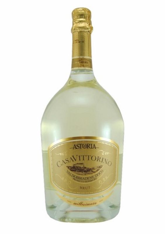 Bottiglia di Casa Vittorino Prosecco Valdobbiadene DOCG di Astoria