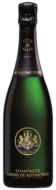 Bottiglia di Champagne Barons de Rothschild brut di Baron Philippe Rothschild