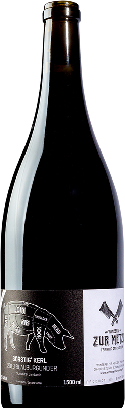 Bottle of Borstig' Kerl Rot Pinot Noir AOC from Winzerei Zur Metzg