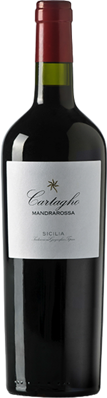 Bottle of Cartagho Sicilia DOC Nero d'Avola from Mandrarossa Winery