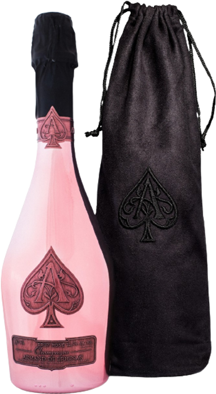 Bottle of Ace of Spades Champagne Brut Rosé from Armand de Brignac