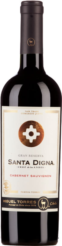 Bottle of Santa Digna Cabernet Sauvignon from Miguel Torres
