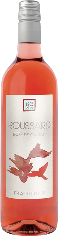 Bouteille de Roussard Rosé de Gamay La Côte AOC de Cave de la Côte