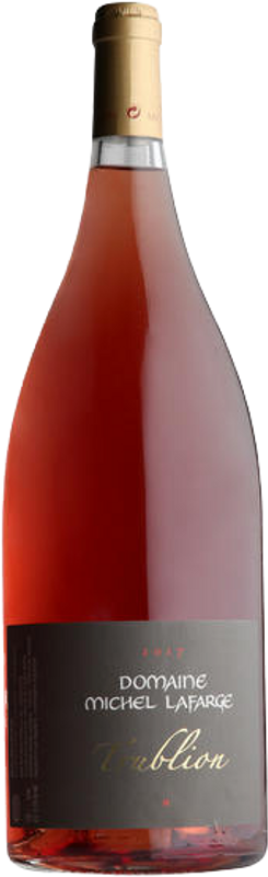 Bottle of Trublion Rosé AOC Bio from Domaine Michel Lafarge