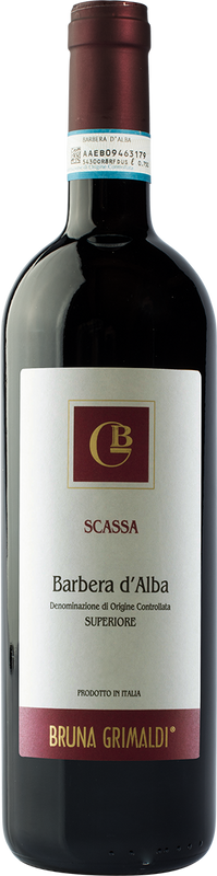 Bottle of Barbera d'Alba superiore Scassa DOC from Bruna Grimaldi