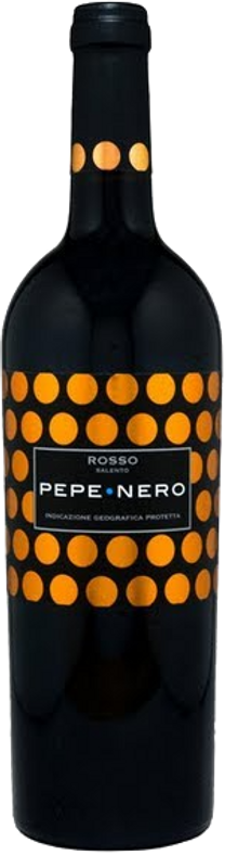 Bouteille de Rosso Pepe Nero Salento IGP de Cigno Moro