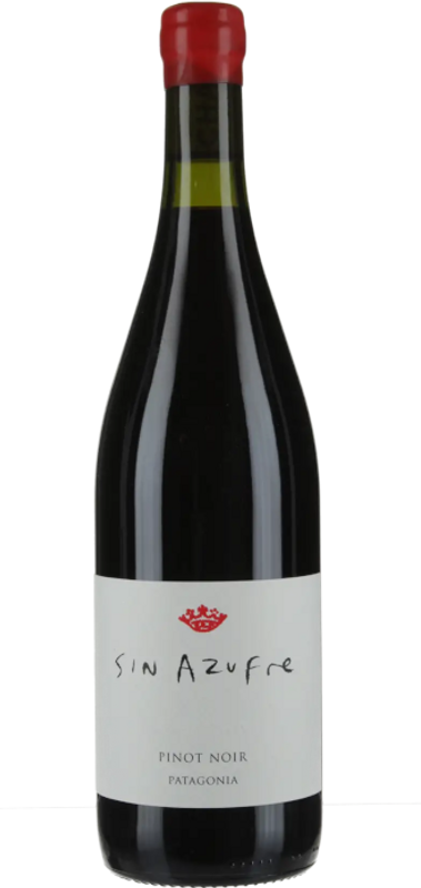 Bottiglia di Sin Azufre Pinot Noir di Bodega Chacra