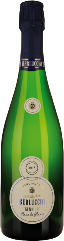 Bottle of Franciacorta 61 NATURE Millesimato Blanc de Blancs from Berlucchi