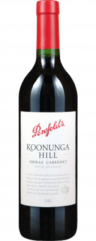 Bottle of Koonunga Hill Shiraz Cabernet from Penfolds