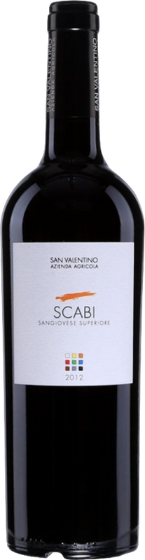 Bottle of Scabi DOC Sangiovese Superiore from San Valentino